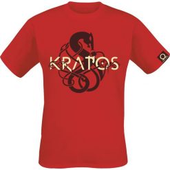 God Of War Kratos - Symbol T-Shirt czerwony. Czerwone t-shirty męskie marki God Of War, s, z nadrukiem, z okrągłym kołnierzem. Za 54,90 zł.