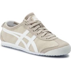 Sneakersy ONITSUKA TIGER - Mexico 66 1183A223 Simply Taupe/White 250. Brązowe półbuty damskie Onitsuka Tiger, ze skóry. W wyprzedaży za 199,00 zł.