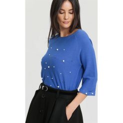 Cimnoniebieski Sweter Adventurous. Niebieskie swetry klasyczne damskie other, m. Za 49,99 zł.