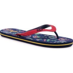 Japonki POLO RALPH LAUREN - Whitleburyii 816787978006 Waiian Print. Czerwone klapki męskie Polo Ralph Lauren, bez wzorów, z tworzywa sztucznego. W wyprzedaży za 149,00 zł.