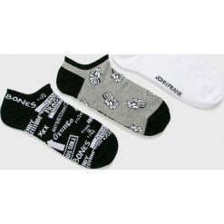 John Frank - Stopki (3 pack). Skarpetki męskie John Frank, bez wzorów, z elastanu. W wyprzedaży za 19,90 zł.