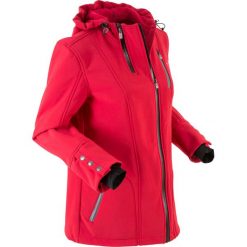 Bomberki damskie: Kurtka softshell ze stretchem bonprix ciemnoczerwony