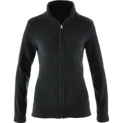 Bluza rozpinana z polaru z wpuszczanymi kieszeniami bonprix czarny. Czarne bluzy polarowe bonprix. Za 54,99 zł.