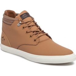 Sneakersy LACOSTE - Esparre Winter C319 1 Cma Lt 7-38CMA00301X6 Brw/Brw. Pomarańczowe sneakersy męskie Lacoste, na co dzień, bez wzorów, ze skóry, eleganckie, bez zapięcia. W wyprzedaży za 349,00 zł.