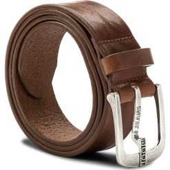 Pasek Męski JOOP! - JEANS 7622 100 Cognac A03. Brązowe paski męskie JOOP!, w paski, z jeansu. W wyprzedaży za 249,00 zł.