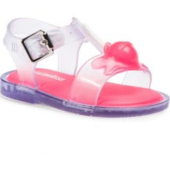 Sandały MELISSA - Mini Melissa Mar Sandal II Bb 32451 Clear/Pink 50490. Różowe sandały dziewczęce Melissa, z tworzywa sztucznego, bez zapięcia. W wyprzedaży za 169,00 zł.