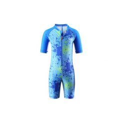 Kombinezony niemowlęce: REIMA Boys Kombinezon kąpielowy GALAPAGOS mid blue