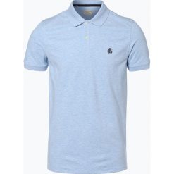 Selected - Męska koszulka polo – Haro, niebieski. Szare koszulki polo marki Selected, l, z materiału. Za 99,95 zł.
