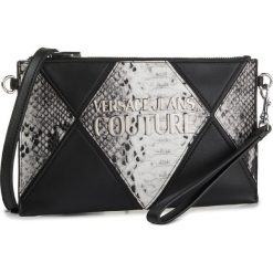 Torebka VERSACE JEANS COUTURE - E1VUBPM2 40326. Czarne listonoszki damskie Versace Jeans Couture, na co dzień, bez wzorów, z jeansu, eleganckie, bez dodatków. Za 364,00 zł.