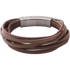 Fossil Stylowa Męska Bransoletka jf86202040. Szare bransoletki męskie marki Fossil. W wyprzedaży za 220,00 zł.