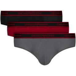 Komplet 3 par slipów Emporio Armani Underwear 111734 0A717 19775. Slipy męskie Emporio Armani Underwear, xl, bez wzorów. Za 229,00 zł.