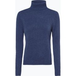 Franco Callegari - Damski sweter z wełny merino, niebieski. Niebieskie golfy damskie Franco Callegari, s, z dzianiny. Za 229,95 zł.