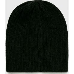 Jack & Jones - Czapka. Czarne czapki zimowe męskie Jack & Jones, z dzianiny. W wyprzedaży za 39,90 zł.