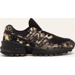 New Balance - Buty WS574ATS. Czarne buty sportowe damskie New Balance, bez wzorów, ze skóry, sportowe, na fitness i siłownię. W wyprzedaży za 329,90 zł.