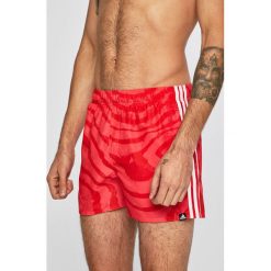 Adidas Performance - Kąpielówki. Czerwone kąpielówki męskie adidas Performance, s, bez wzorów, z poliesteru. Za 169,90 zł.