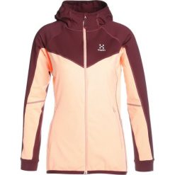 Haglöfs LITHE HOOD WOMEN Bluza cloudy pink/aubergin. Brązowe bluzy sportowe damskie marki Haglöfs, xs, z elastanu. W wyprzedaży za 370,30 zł.