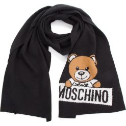 Szal MOSCHINO - 30572 M1857 016. Czarne szaliki męskie MOSCHINO, z materiału. Za 439,00 zł.