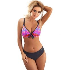 Bikini: Bikini w kolorze grafitowym ze wzorem