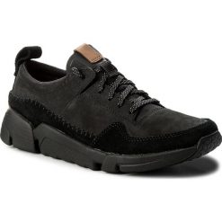 Derby męskie: Półbuty CLARKS - Triactive Run 261322737 Black Nubuck