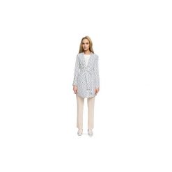Tuniki Style S024 Płaszcz wiązany - model 1. Szare płaszcze damskie pastelowe Style, l. Za 249,00 zł.