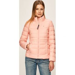 Tommy Jeans - Kurtka puchowa. Niebieskie kurtki damskie Tommy Jeans, s, bez wzorów, z poliesteru, krótkie, bez kaptura. Za 899,90 zł.