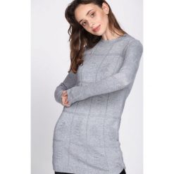 Szary Sweter Well-Lit. Szare swetry damskie Born2be, xl, bez wzorów, bez rękawów, bez kaptura. W wyprzedaży za 49,99 zł.