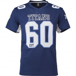 NFL Tennessee Titans T-Shirt niebieski. Niebieskie t-shirty męskie marki NFL, xl, z aplikacjami. Za 184,90 zł.