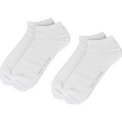 Zestaw 2 par niskich skarpet męskich TOMMY HILFIGER - 342023001 White 300. Białe skarpetki męskie TOMMY HILFIGER, bez wzorów, z elastanu. Za 39,00 zł.