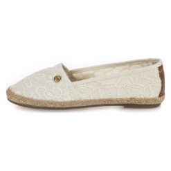 Tom Tailor Espadryle Damskie 37 Kremowy. Białe espadryle damskie Tom Tailor, bez wzorów, z koronki, bez obcasa. Za 199,00 zł.