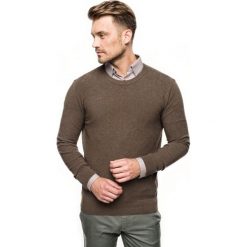 Sweter cilian półgolf brąz. Brązowe swetry męskie marki Recman, m, bez wzorów, z golfem, bez kaptura. Za 219,00 zł.