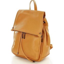 Plecaki damskie: Skórzany plecak damski AMBER camel