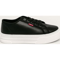Levi's - Buty Tijuana. Czarne buty sportowe damskie Levi's®, bez wzorów, z materiału, sportowe. W wyprzedaży za 199,90 zł.