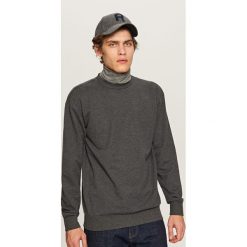 Gładka bluza Basic - Szary. Białe bluzy męskie marki Reserved, l. Za 59,99 zł.