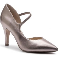 Szpilki CAPRICE - 9-24402-22 Rose Satin 545. Żółte półbuty damskie Caprice, bez wzorów, ze skóry, bez obcasa, na obcasie, bez zapięcia. W wyprzedaży za 169,00 zł.