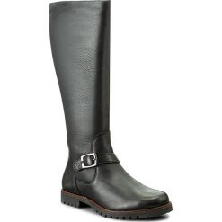 Oficerki CAPRICE - 9-25651-29 Black Nappa 022. Czarne buty zimowe damskie marki Caprice, ze skóry ekologicznej, przed kolano, na wysokim obcasie. W wyprzedaży za 349,00 zł.