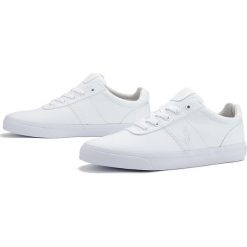 POLO RALPH LAUREN HANFORD > 8161769190MA. Trampki męskie Ralph Lauren, bez wzorów, z bawełny, eleganckie, bez zapięcia. W wyprzedaży za 209,99 zł.