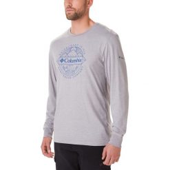 Koszulka Longsleeve Columbia Cades Cove 1860813039 - szary. Szare koszulki męskie Columbia, s, bez wzorów, bez kołnierzyka, bez rękawów. Za 126,99 zł.