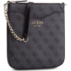 Saszetka GUESS - HWSG7 174700 COA. Czarne listonoszki damskie Guess, z aplikacjami, ze skóry ekologicznej. Za 349,00 zł.