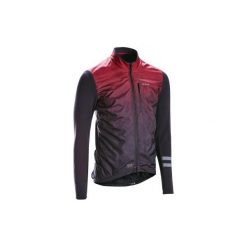 Koszulka długi rękaw na rower szosowy RC500 SHIELD męska. Czarne koszulki męskie TRIBAN, na zimę, m, bez wzorów, z elastanu, bez kołnierzyka, z długim rękawem, długie. Za 169,99 zł.