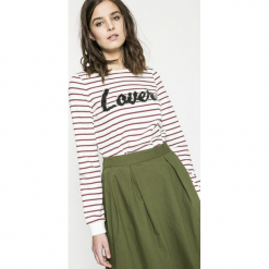 Vero Moda - Bluza Girls. Szare bluzy rozpinane damskie Vero Moda, l, z aplikacjami, z bawełny, bez kaptura. W wyprzedaży za 49,90 zł.