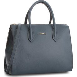 Torebka FURLA - Pin 978805 B BMJ9 B30 Ardesia e. Niebieskie torebki klasyczne damskie Furla, bez wzorów, ze skóry, klasyczne, na ramię, bez dodatków. W wyprzedaży za 679,00 zł.