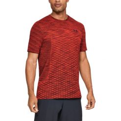 Under Armour Vanish Koszulka Czerwony. Czerwone podkoszulki męskie Under Armour, s, bez wzorów, z poliesteru, bez kołnierzyka, krótkie. Za 206,95 zł.