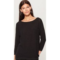 Sweter z kieszonką - Czarny. Czarne bez kategorii Mohito, s. Za 89,99 zł.