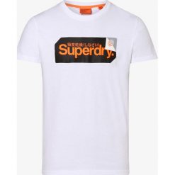 Superdry - T-shirt męski, biały. Białe t-shirty męskie Superdry, s, z nadrukiem, z bawełny, bez kołnierzyka. Za 149,95 zł.
