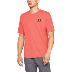 Under Armour Sportstyle Koszulka Czerwony Pomarańczowy. Czerwone podkoszulki męskie Under Armour, l, bez wzorów, z bawełny, bez kołnierzyka, z krótkim rękawem, krótkie. Za 119,95 zł.
