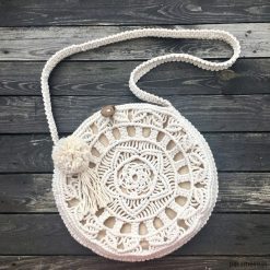 Torebka na ramie | Makrama | Boho | Ze sznurka. Torebki klasyczne damskie Pakamera, bez wzorów, ze splotem, boho, na ramię, bez dodatków. Za 260,00 zł.