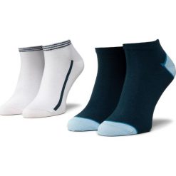 Zestaw 2 par niskich skarpet męskich TOM TAILOR - 90162 Blue 521. Niebieskie skarpetki męskie Tom Tailor, bez wzorów, z elastanu. Za 29,00 zł.