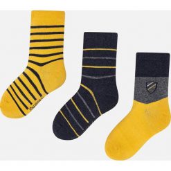 Mayoral - Skarpetki dziecięce (3-pack). Czerwone skarpetki chłopięce Mayoral, bez wzorów, z elastanu. Za 37,90 zł.