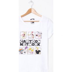 Koszulka z nadrukiem Cartoon Network - Biały. Białe koszulki damskie House, s, z nadrukiem, bez kołnierzyka. Za 39,99 zł.