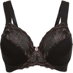 Biustonosz bonprix czarno-różowobrązowy. Czarne biustonosze bardotka bonprix. Za 44,99 zł.